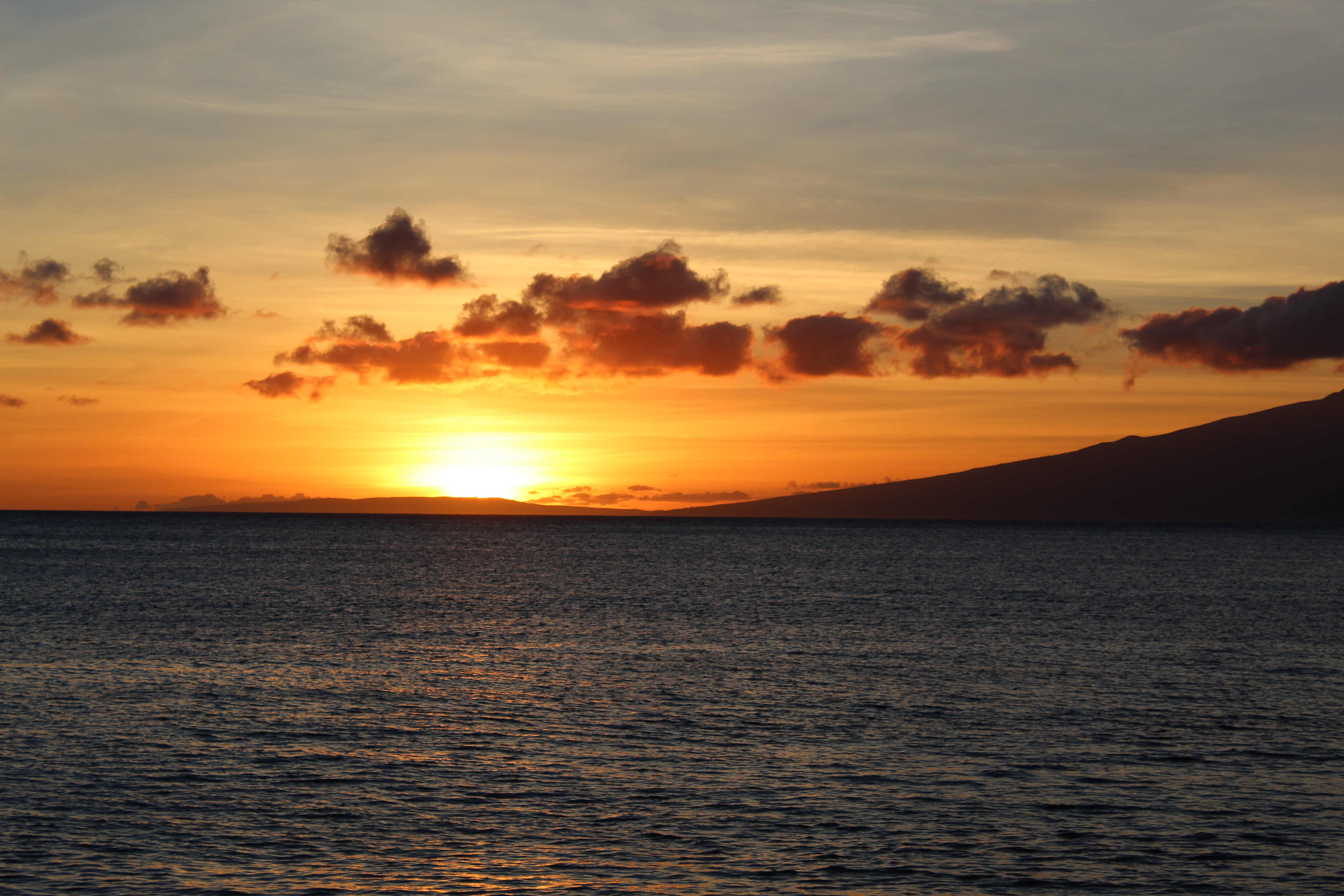 Sunset on Hawaii! I love to travel!